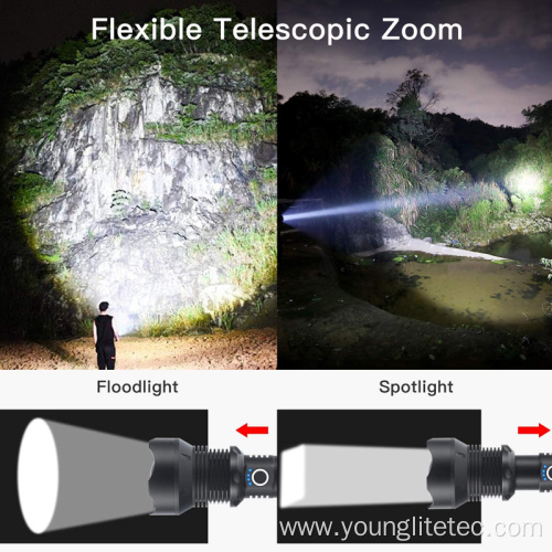 Rechargeable Ultra Bright LED Tactical Flashlights Torches